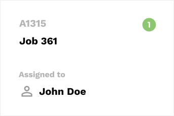 Job assigned to