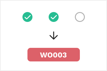 Work order code