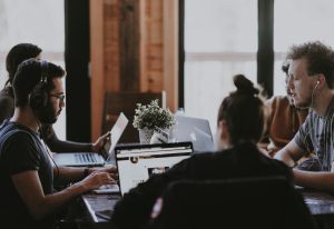 IT team meeting