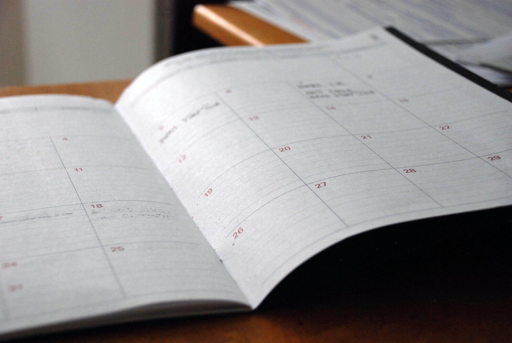 work order schedule