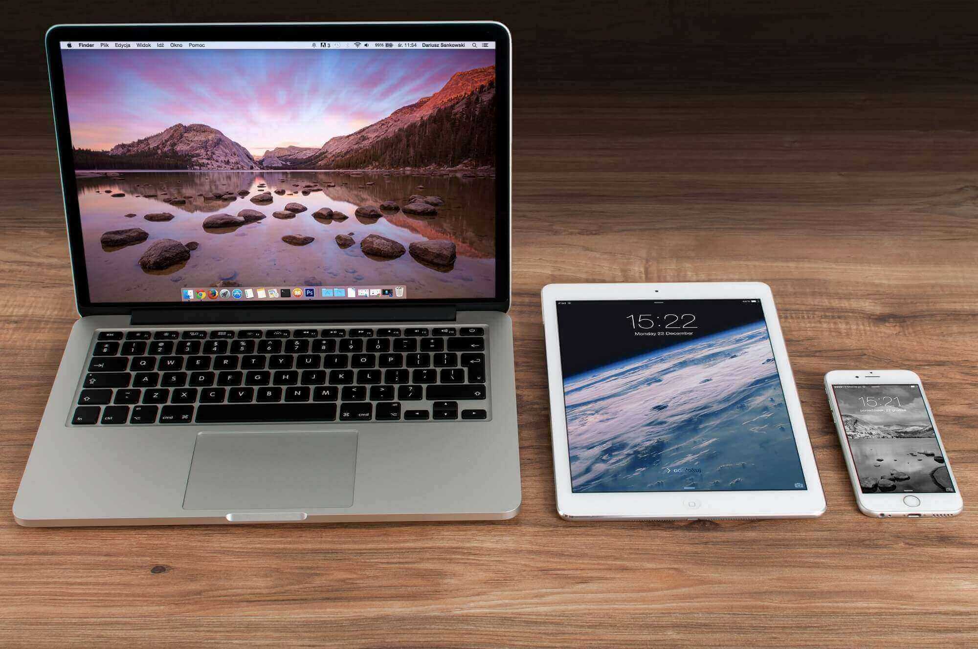 Laptop, tablet, mobile phone