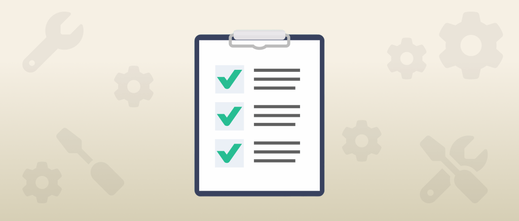 Illustration of a checklist