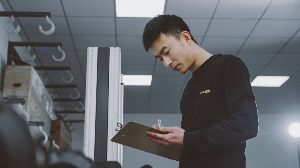 Maintenance manager working