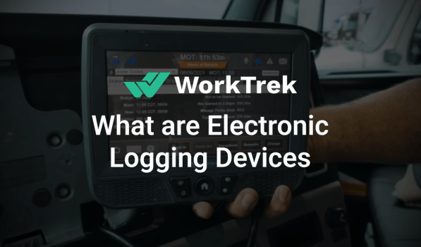 Hand holding an ELD device