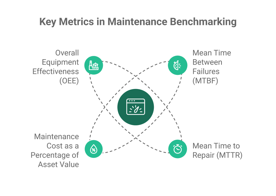 Key metrics in maintenance benchmarking