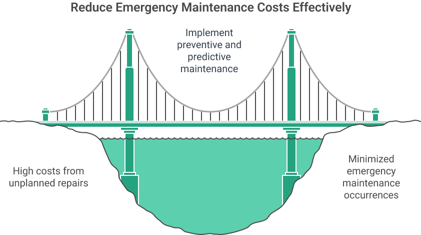 reduced emergency maintenance cost