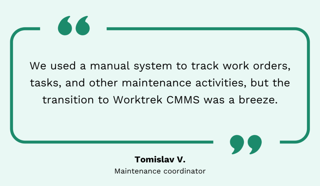 WorkTrek client testimonial