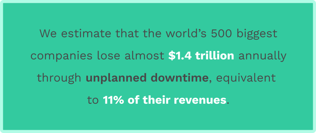 Data on unplanned downtime impact