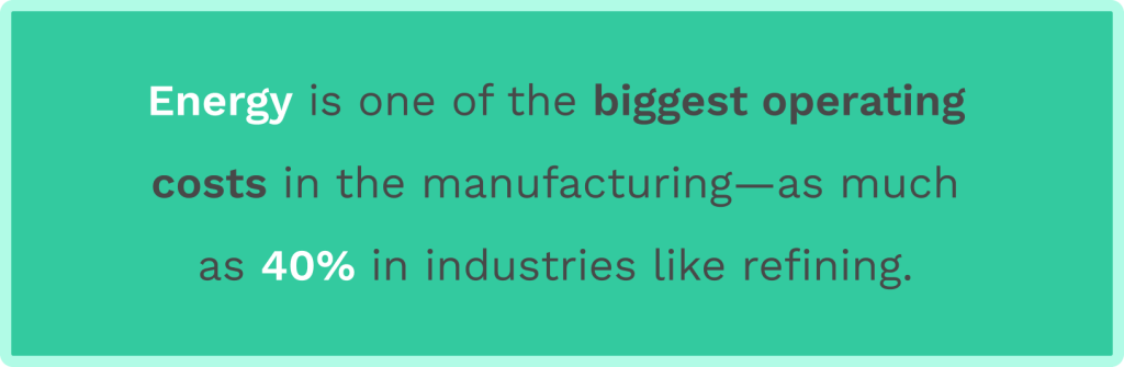 Data on the biggest operating cost