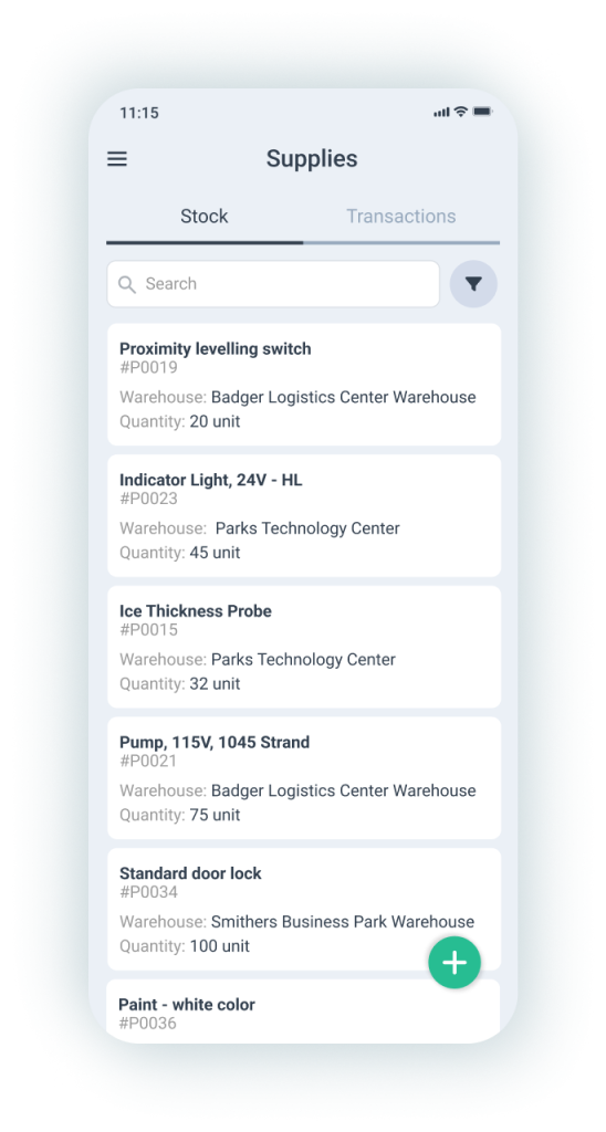 WorkTrek dashboard