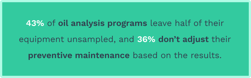 Data on oil analysis