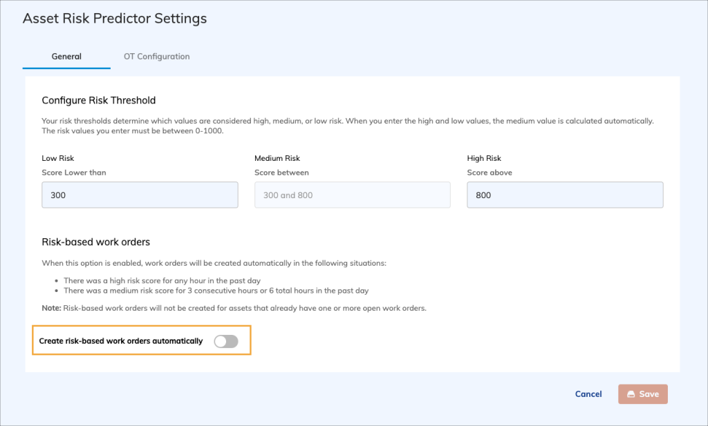 Fiix dashboard