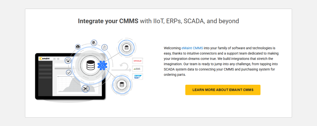 eMaint dashboard