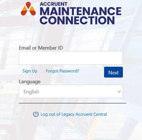 Maintenance Connection dashboard