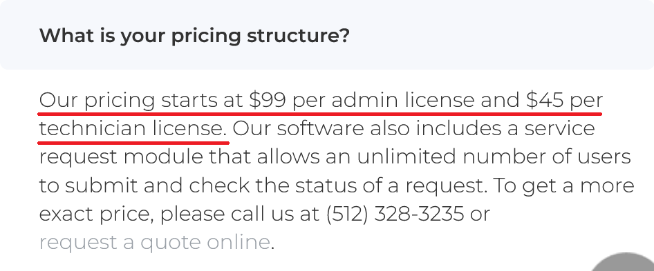 MicroMain pricing structure explained