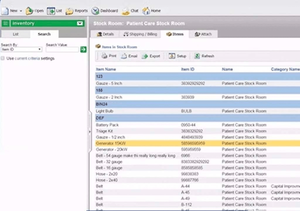 Accruent Maintenance Connection dashboard
