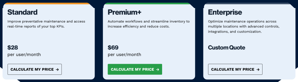 Limble CMMS pricing plans