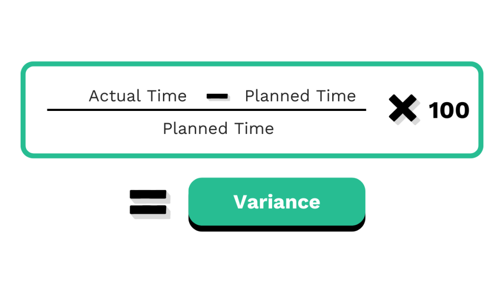 Formula to calculate variance