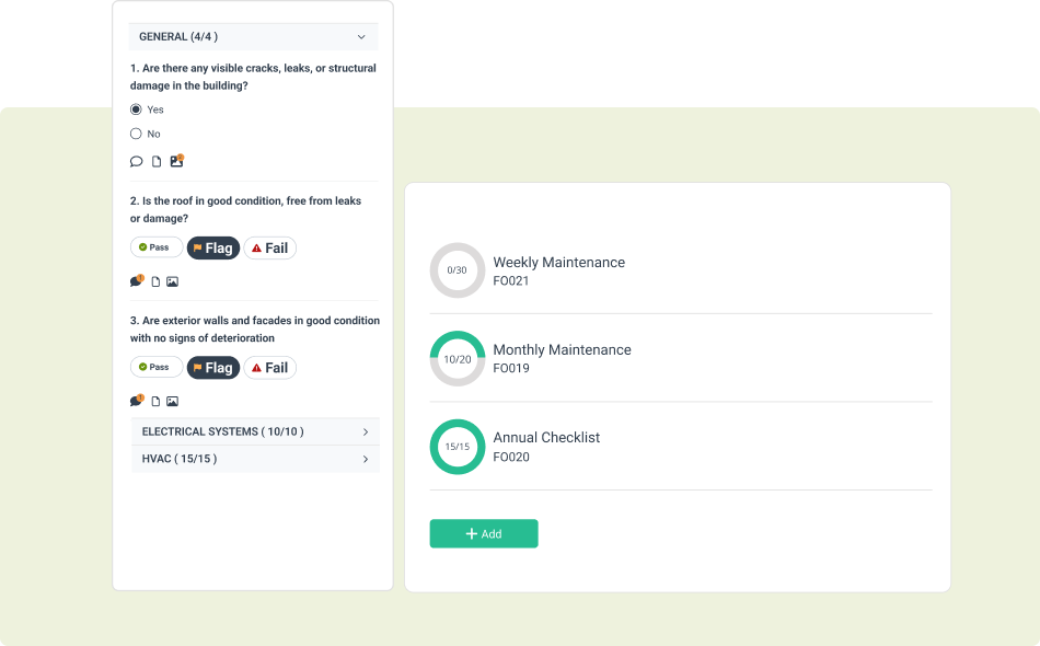Easily schedule and monitor inspections