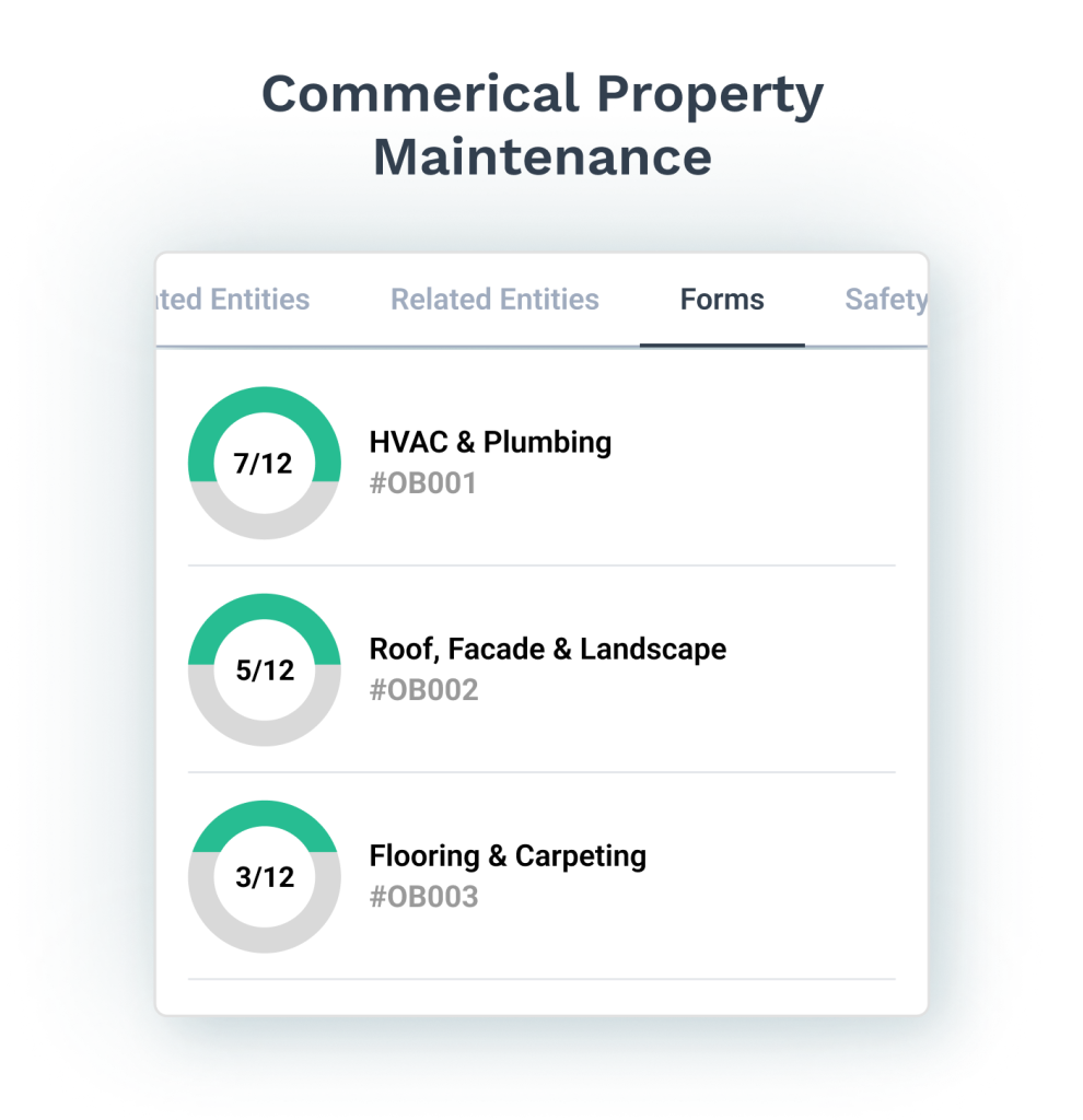 Commercial Property Maintenance Checklists in WorkTrek