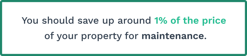 Tip on saving for commercial property maintenance
