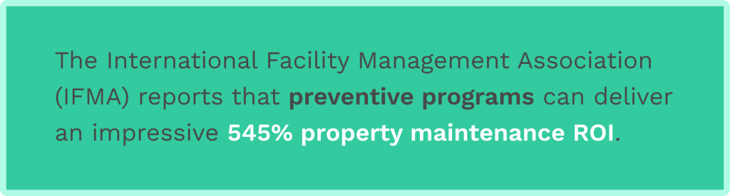 Data on preventive programs and ROI