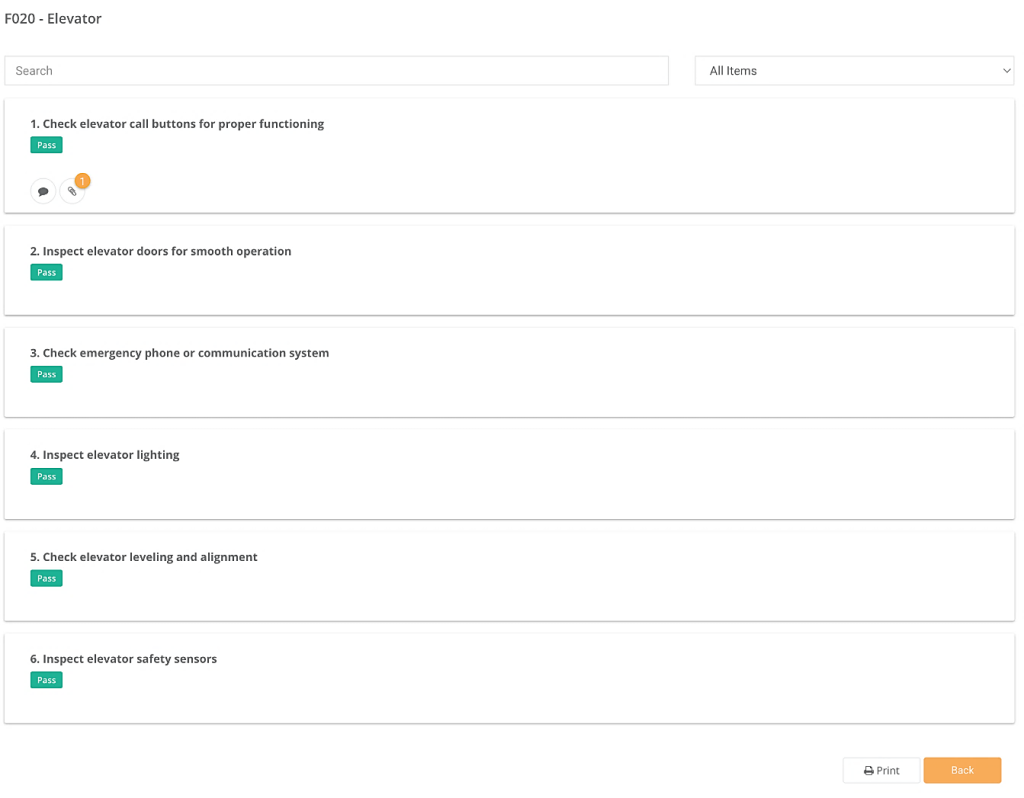 WorkTrek dashboard