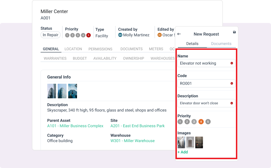 WorkTrek dashboard