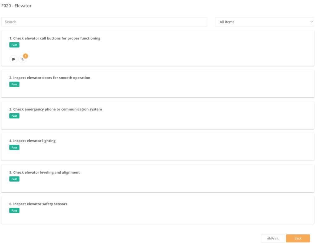 WorkTrek dashboard