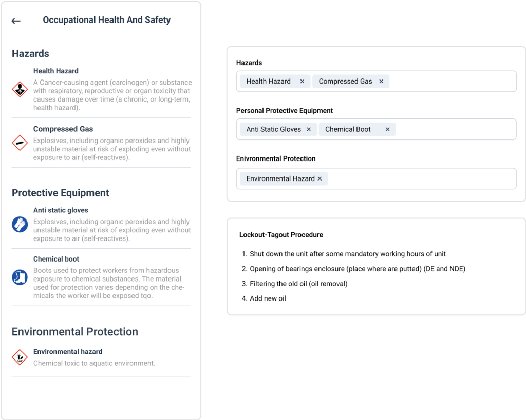 WorkTrek dashboard